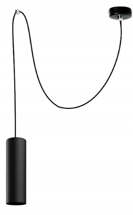 Lampex Aranos 1 Hanglamp - Moderne zwarte metalen designlamp