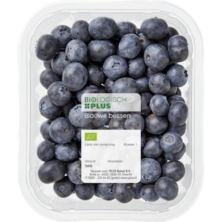 Blauwe bessen biologisch