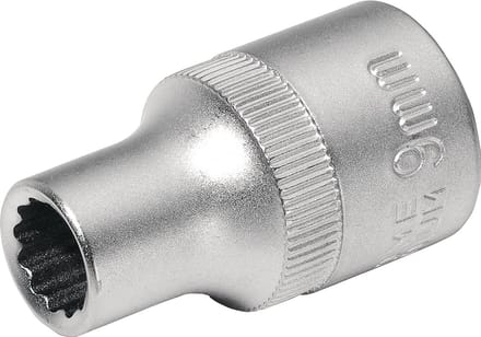 Steeksleuteldop 1/2 inch 12-kant SW 15mm L.40mm TECWERK