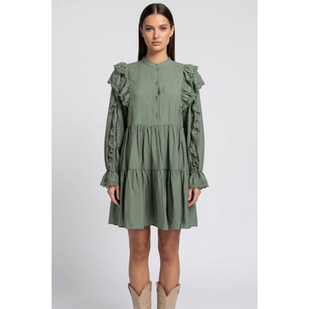 & Other Stories Alidress Khaki Maat: S | Blousejurken Outlet | Dames | Bruin