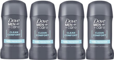 Dove Men Deo Stick Clean Comfort - Voordeelverpakking 4 x 50 ml