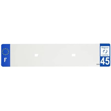 Nummerplaatstrip voor pvc Top Plaq 45