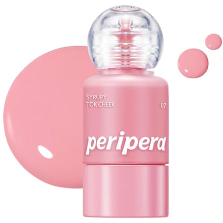 Syrupy Tok Cheek Liquid Blush 07 Fluffy Pink 9 g – Liquid Blush, Dewy Finish, For Makeup Enthusiasts, Fluffy Pink, Suitable For Daily Makeup Routine