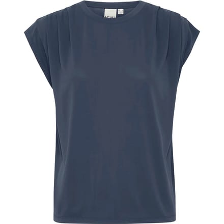 ICHI - T-shirt Lisken - Total Eclipse - donkerblauw - maat L