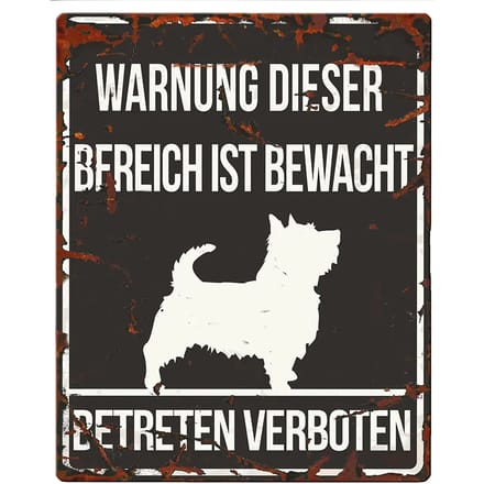 Verkeersbord D&D Home Square terrier