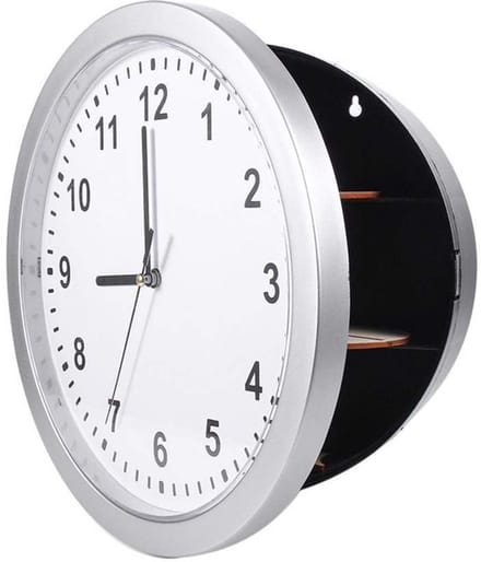 Dailygoody - Klok Kluis Met Verborgen Compartement - Veilig en