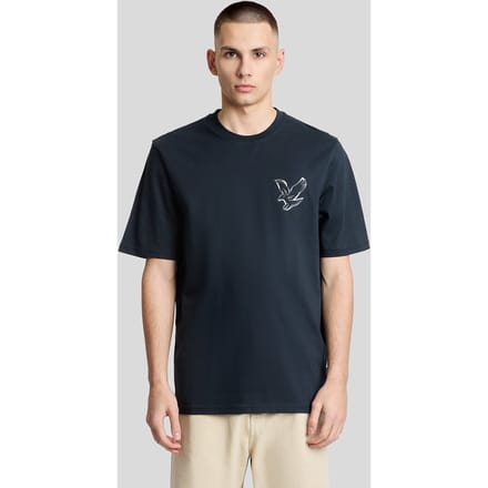 T-shirt Lyle & Scott Chrome Eagle Graphic