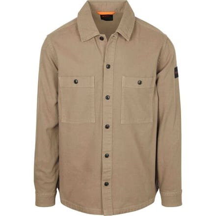 Overhemd Lange Mouw BOSS Overshirt Locky Kaki