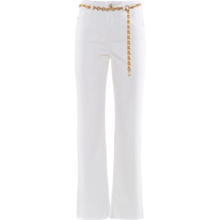 vrouw ivoor broek
