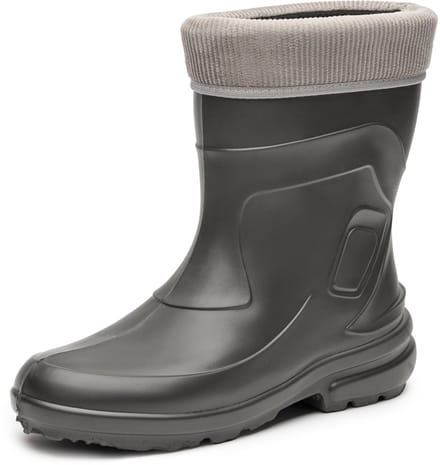 Ladeheid LA-LMG-800-Jessy Dames Regenlaarzen - Rubber - EVA - Grijs/Grijs - 42