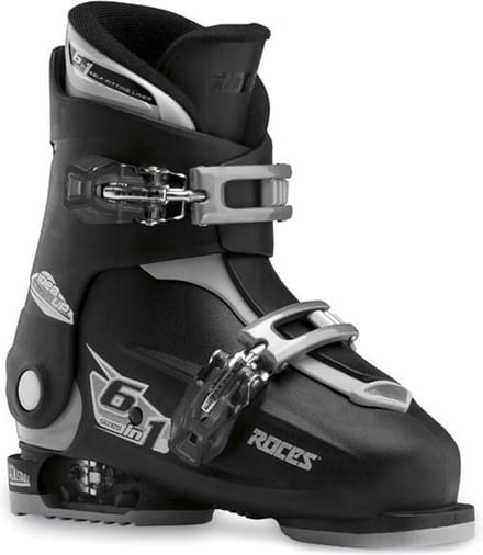 Roces - Idea Up - Skischoenen - Kinderen - 19.0-22.0 (30-35) - Zwart - Zilver