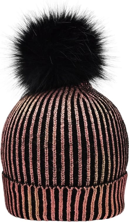 Myrtle Beach Vrouwen/dames Metalen Beanie (Brons / Zwart)