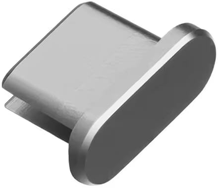 Scoby - Anti Stofplug - Stofkapje - Aansluitbeschermer - Dust Plug - USB-C - Grijs