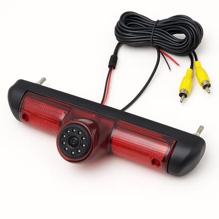 BergGPS® - Fiat Ducato Derde Remlicht Achteruitrijcamera Bekabeld - 20 Meter Kabel