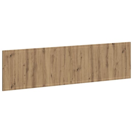 vidaXL - Wandgemonteerd - Hoofdbord - EDE - Artisanaal - eiken - Bewerkt - hout