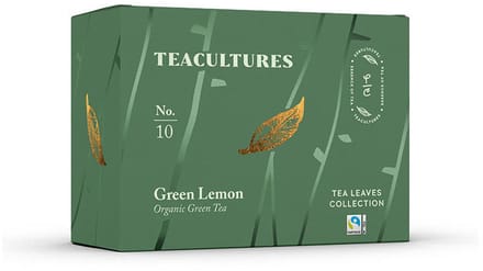 Tea leaves organic Green Lemon Nr. 10 Korte THT