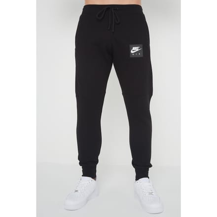Nike Air heren fleece joggingbroek in zwart