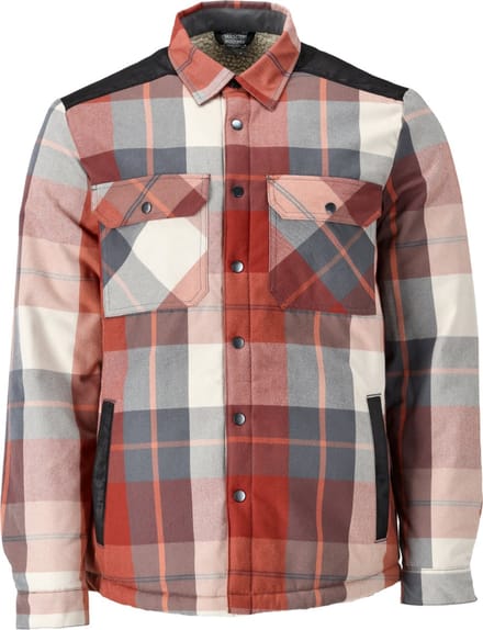 Mascot Customized Flanellen overhemd met teddy voering 23104-446 - herfstrood geruit - 2XL