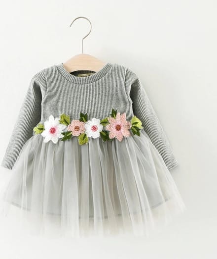 Baby Garden baby jurkje Grijs maat 92