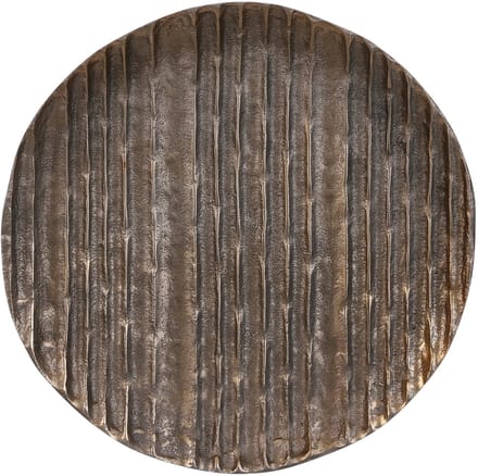 Casa Vivante Calabria Decoratie Bord - Ø27 cm - Donkergoud