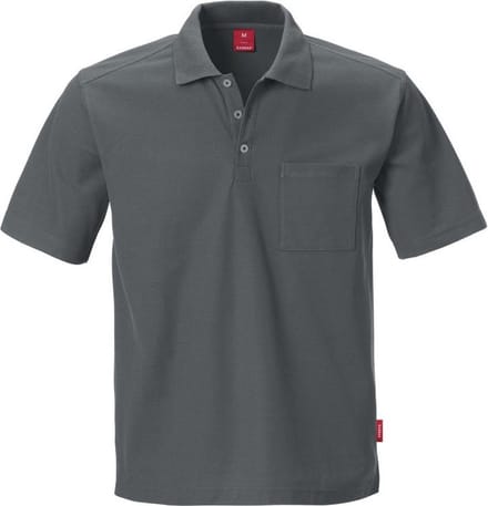 Kansas Poloshirt met korte mouwen 7392 PM donkergrijs