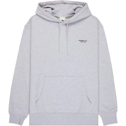 Element Co Emb Hoodie Grijs S Man