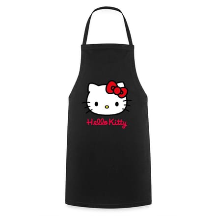 Hello Kitty Klassiek Portret Hello Kitty Tekst Keukenschort