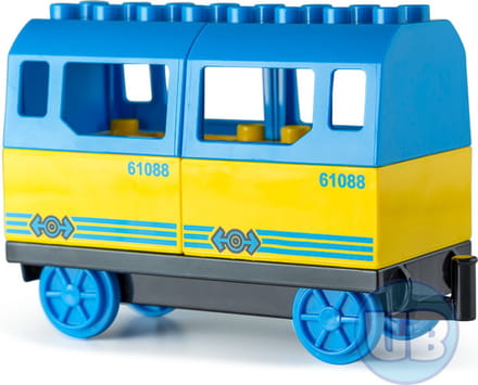 Wagon blauw aansluitend op bestaande treinen