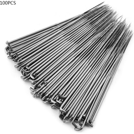 100 stuks handgemaakte wolviltnaaldensets handgemaakte gereedschapsaccessoires(L) gray