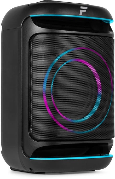Partybox - Fenton Track165 portable speaker met Bluetooth - Karaoke set met lichteffecten - 120W