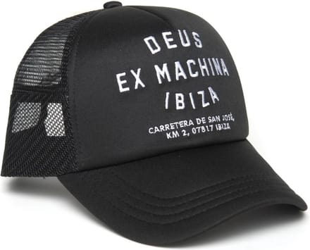 DEUS Ibiza Address Trucker cap - Black