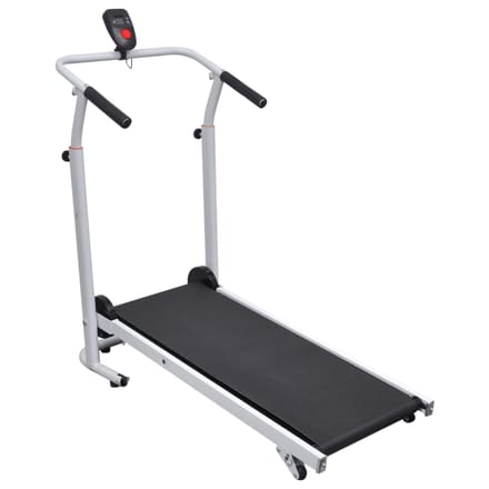 vidaXL Mini-loopband inklapbaar 93x36 cm zwart