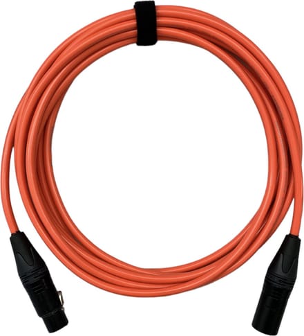 Tasker-Neutrik-XLR-XLR-microfoon-audio-T32MBAG09FBAGOR-Fluo Orange-9 meter