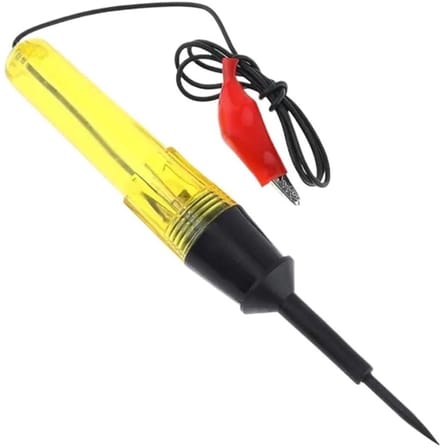 Spanningstester - Voltmeter - Auto Onderhoud - Lichtgewicht Ontwerp - 10 Stuks - Geel