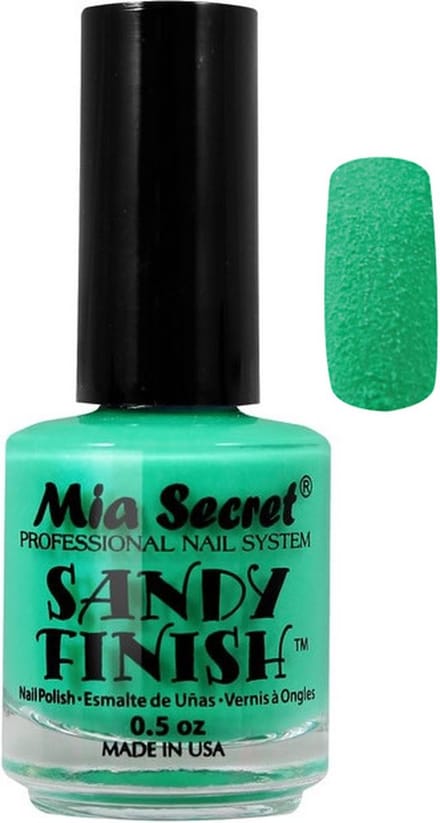 Sandy Finish Nagellak Groen