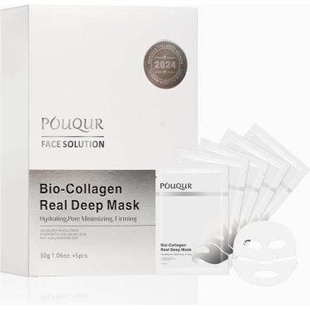 Collageen Split Whitening en Permeabel Hydraterend Masker 5PCS gray