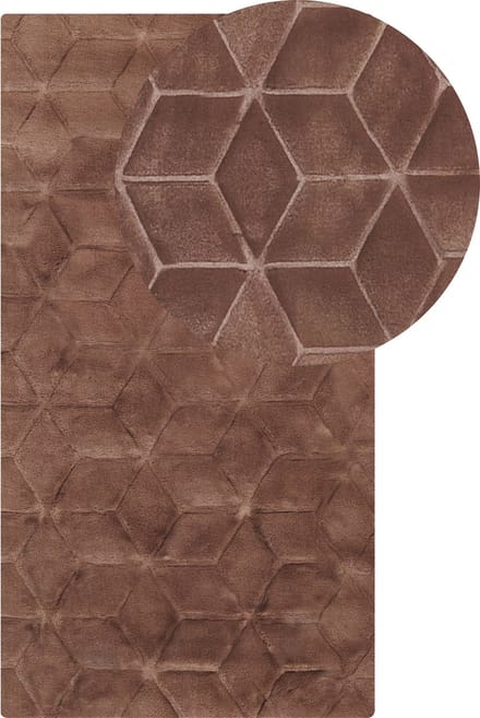 THATTA - Vloerkleed - Bruin - 80 x 150 cm - Nepbont