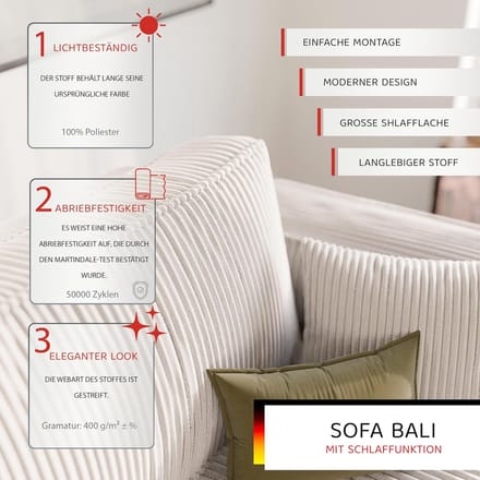 Luxe Uitschuifbare Slaapbank – Grijs – 255x105 cm – Fluweel – Industrohome