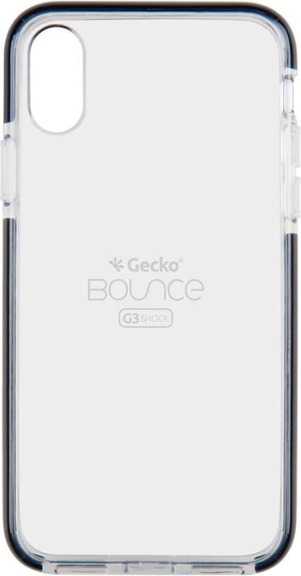 Gecko Covers Backcover Bounce iPhone Xs Max hoesje - Zwart