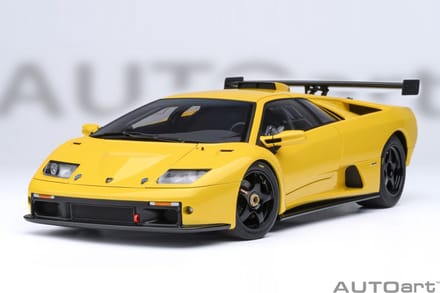 AUTOart 1/18 Lamborghini Diablo GT, Superfly Yellow