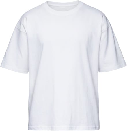 OMBRE T-shirt - Katoen - Lange Mouw - Effen Gebroken Wit S