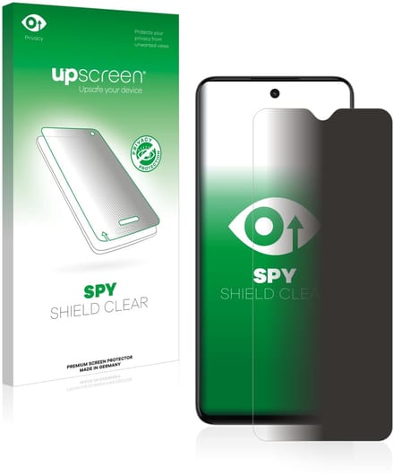 upscreen - privacy screenprotector voor ZTE Blade V30 Vita - Folie Beschermfolie Blauwlichtfilter