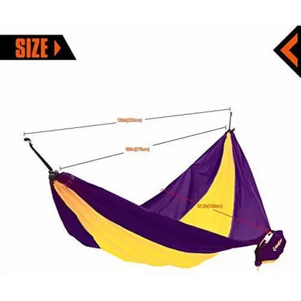 Camping hangmat van doek voor 1 persoon O'Camp