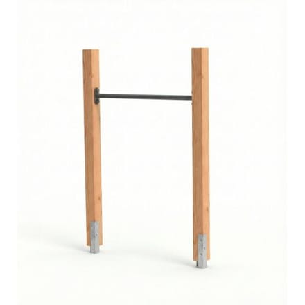 EXIT Linea 85 Houten Duikelrek - Duikelstang voor Buiten - Turnrek Kinderen - Tuin