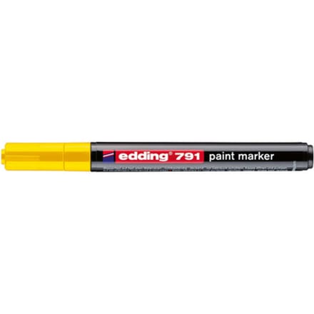 Paintmarker edding 791 op alcoholbasis 1-2mm geel