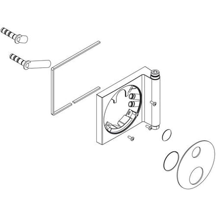 Hansgrohe replacement rosette 95479000