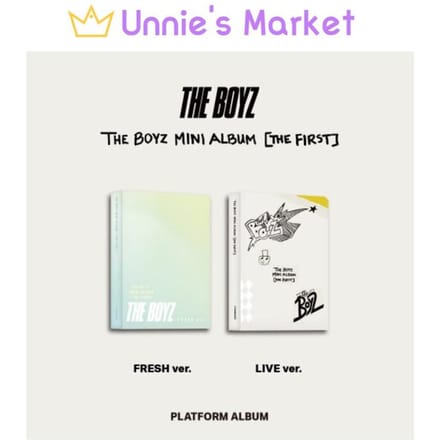 THE BOYZ - LA PREMIÈRE Plateforme Ver. (FRAIS Ver. / EN DIRECT Ver.) RANDOM white