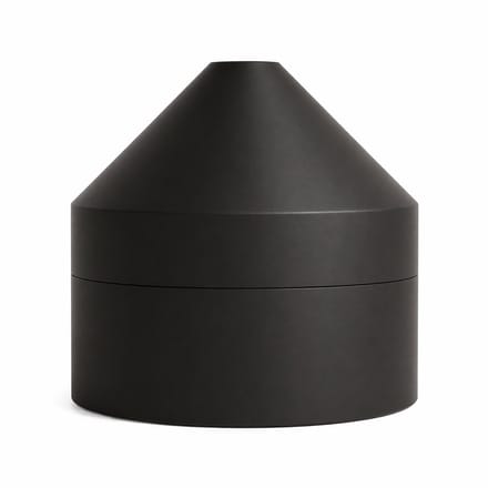Fiastra Vulcano Brooddoos – Met Deksel – Mat Zwart – Ø 30 cm