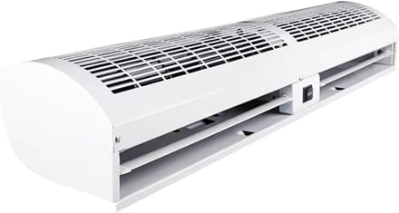 Luchtgordijn - Luchtbarrière - Binnenklimaat - Instelbare windhoek - 90 cm - Wit