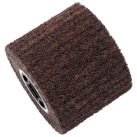 vidaXL - Schuurrollers - 3 - st - Bruin - 12 - x - 12 - x - 10 - cm - Synthetische - vezel